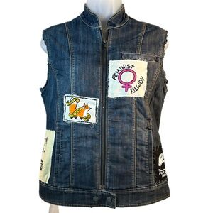 Vintage/Denim Coldwater Creek thrifted  Vest